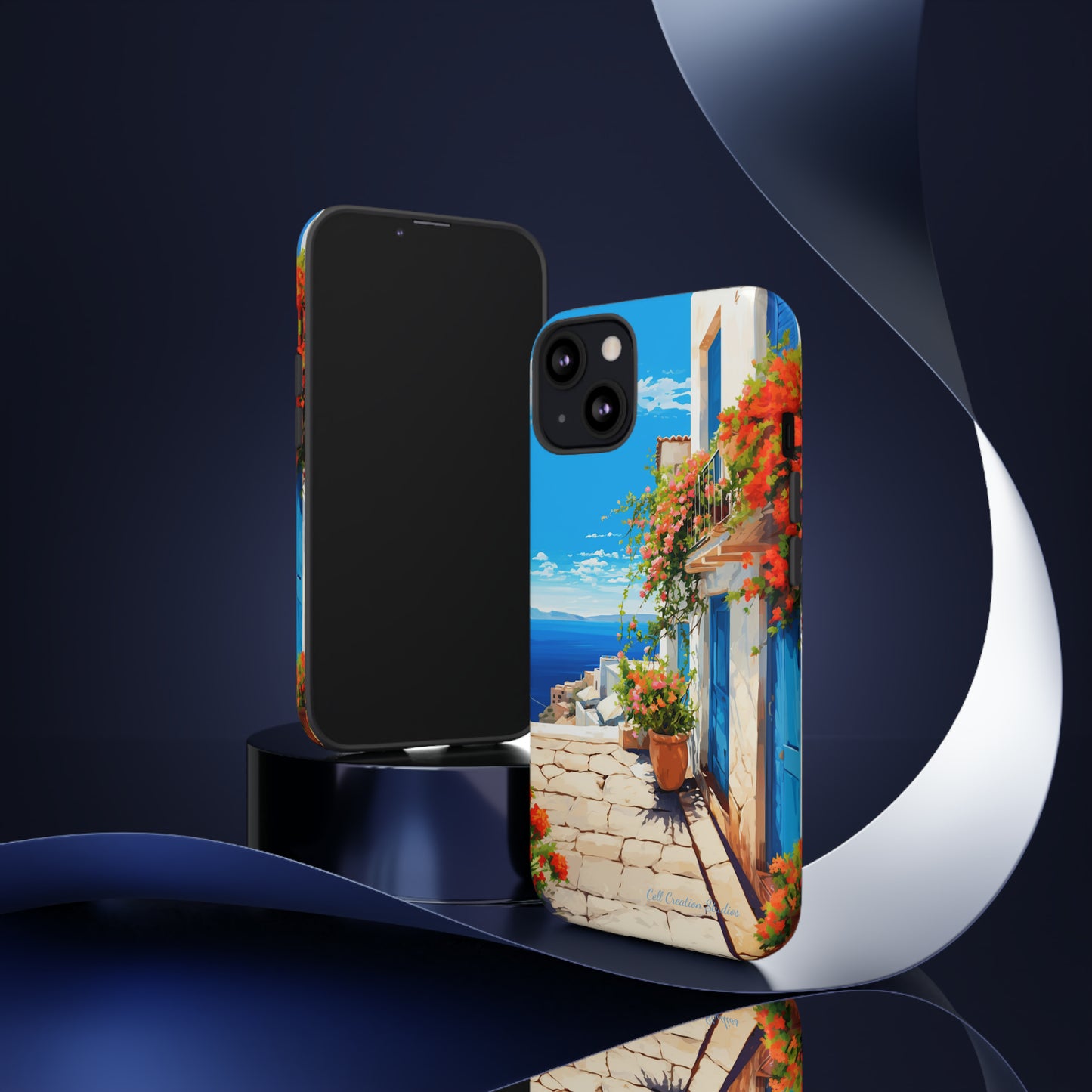 "Mediterranean Bliss Horizon" -Tough iPhone Cases