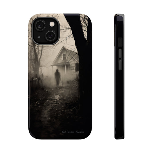 Introducing the "Ethereal Encounter" Cell Phone Case – Unveil the Mystery of the Ghostly Presence -MagSafe Tough Cases