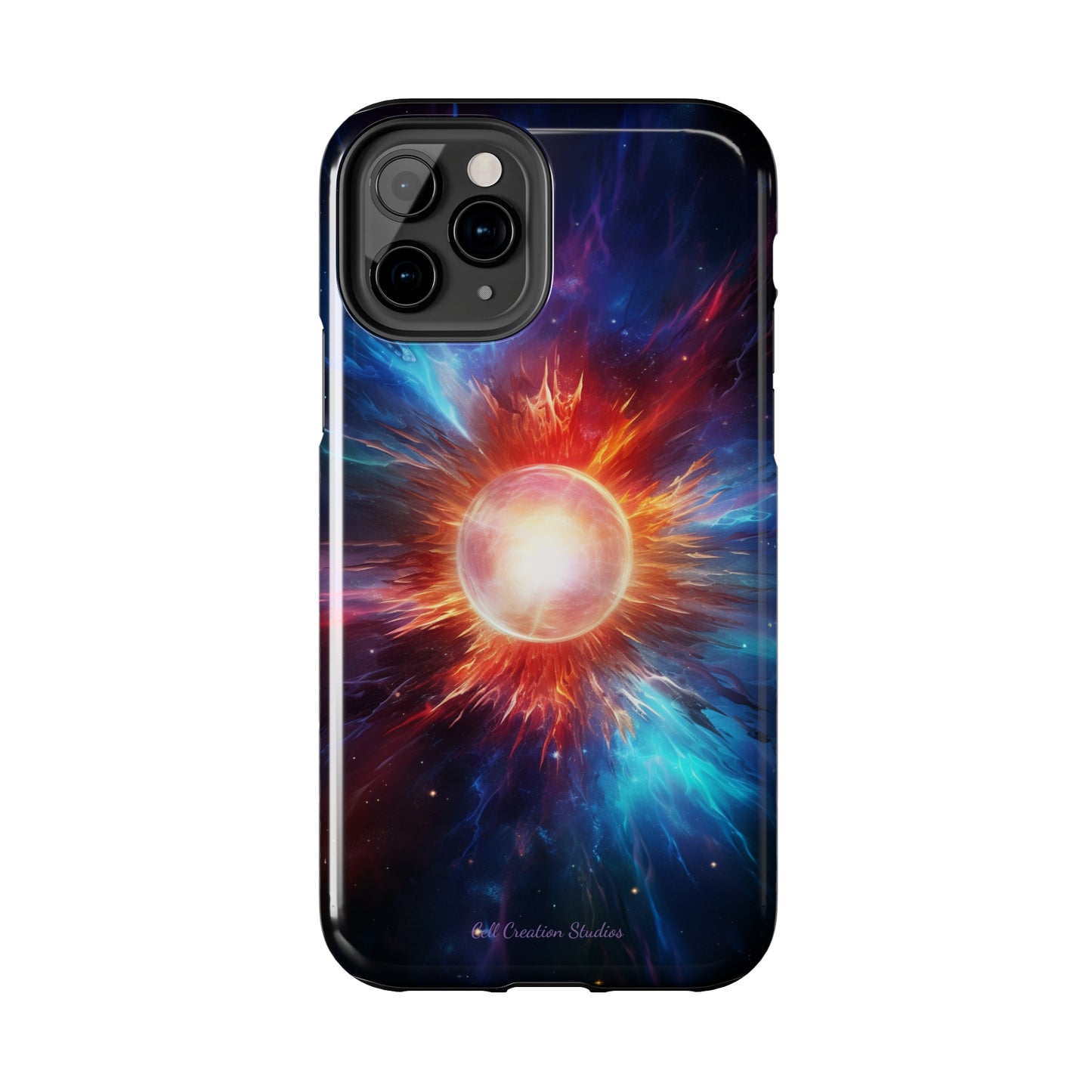 Introducing the "Stellar Cataclysm" Cell Phone Case – Capture the Cosmic Drama of a Neutron Star Explosion! -Tough Phone Cases