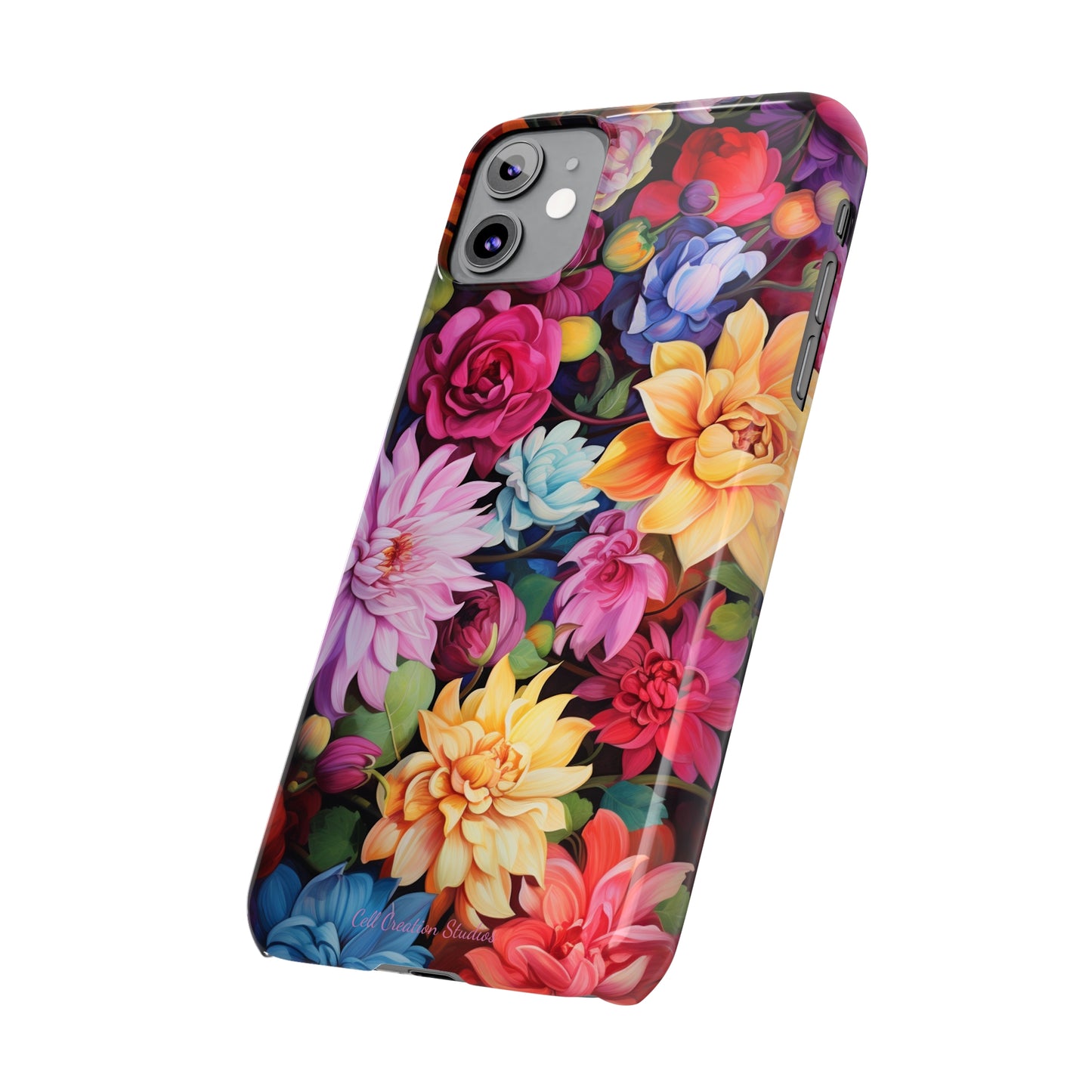 Introducing the "Blossom Beauty" Cell Phone Case – Elevate Your Style with Floral Charm -Slim Phone Cases