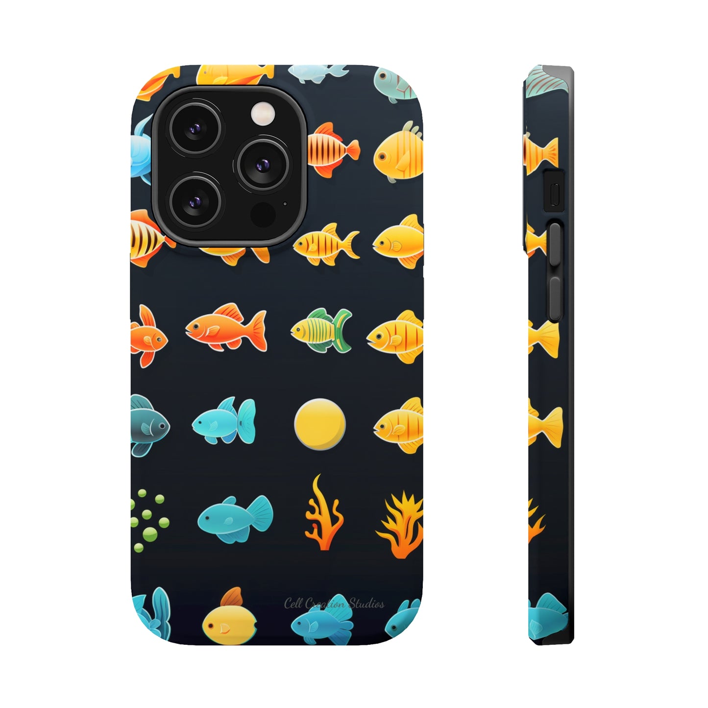 "AquaArt Fish" -MagSafe Tough Phone Cases