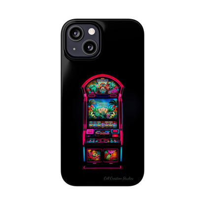 Introducing the "Vibrant Slot Frenzy" Cell Phone Case – Experience the Thrill of Colors and Luck -Slim Phone Cases