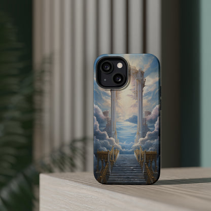 Introducing the "Celestial Gateway" Cell Phone Case – Elevate Your Device with Heavenly Splendor -MagSafe Tough Cases