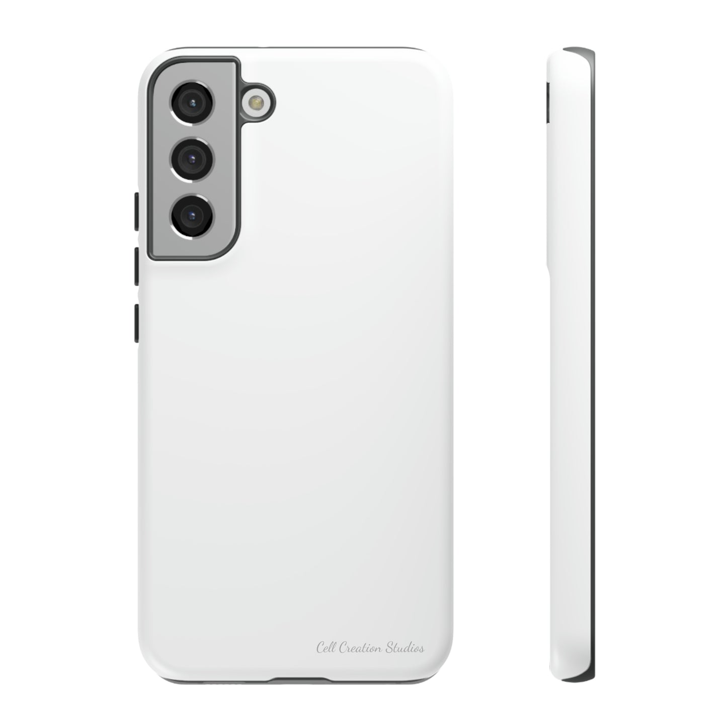 "Pure Elegance White" -Tough Samsung Phone Cases