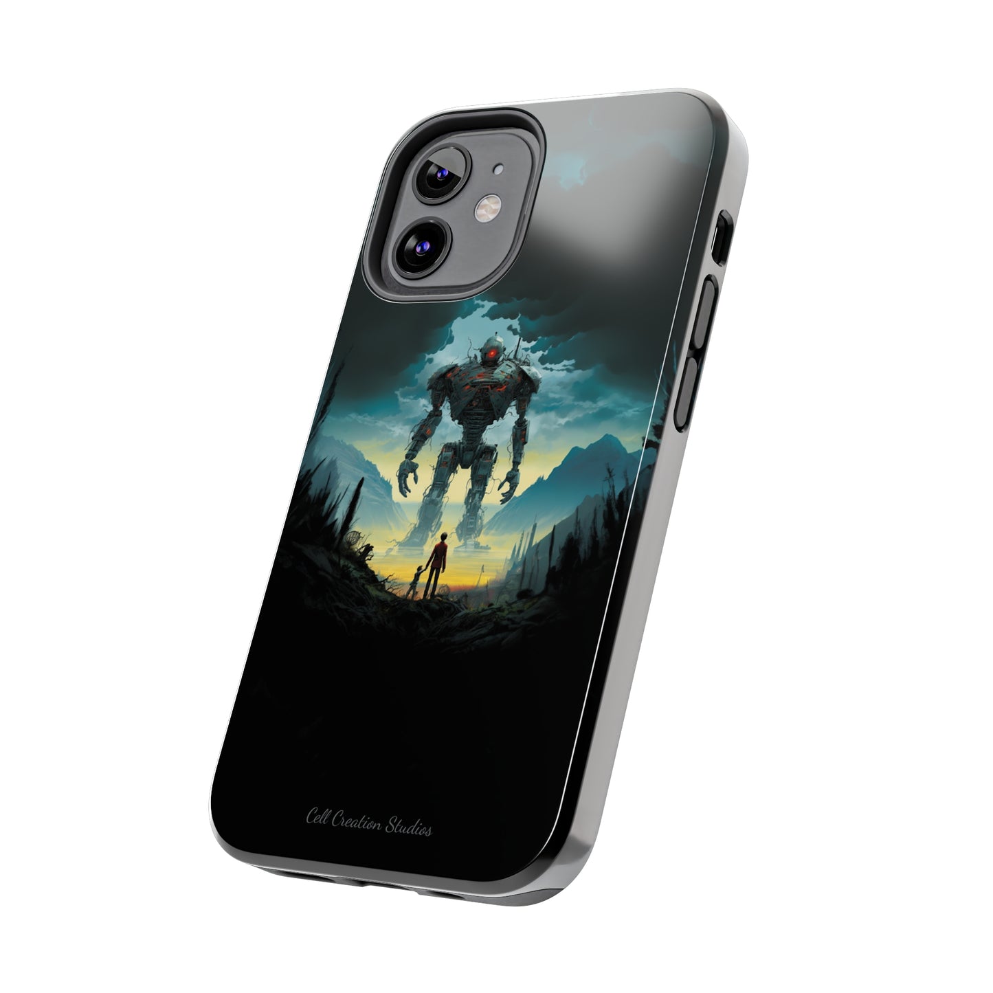 Introducing the "Rising Titan" Cell Phone Case – Witness the Astonishing Emergence of a Giant Robot! -Tough Phone Cases