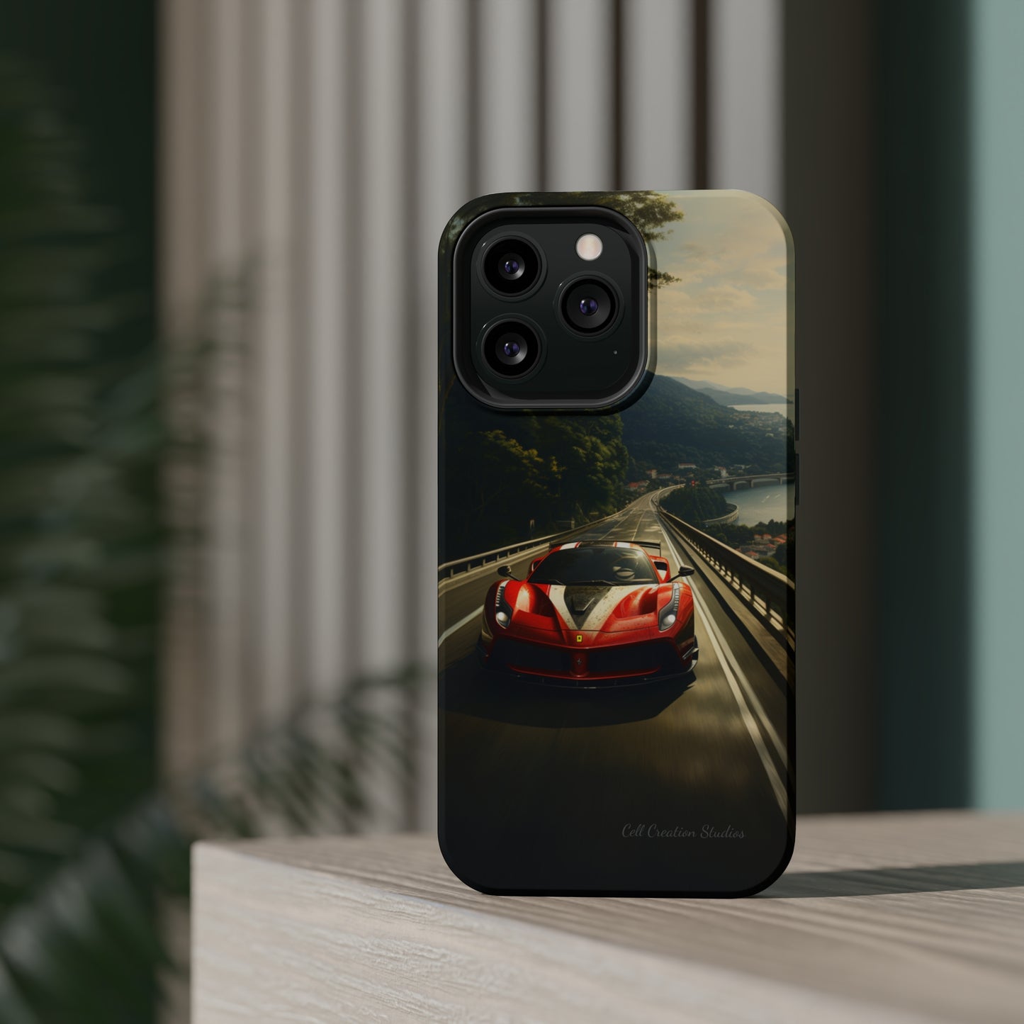 "Tropical Thrill Ferrari Edition" -MagSafe Tough iPhone Cases