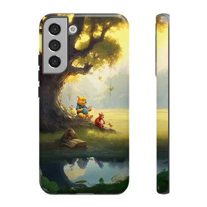 Introducing the "Winnie-The-Pooh Storytime" Cell Phone Case – A Nostalgic Journey with Friends -Tough Cases