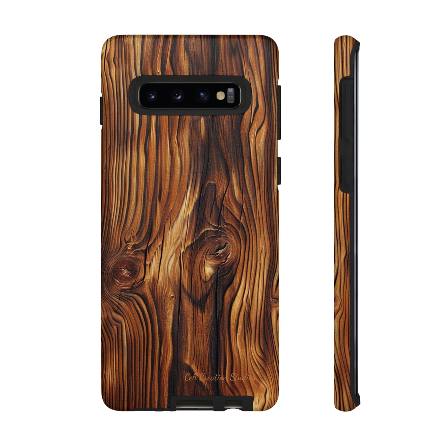 "Wood Grain Elegance" Tough Samsung Galaxy Cases