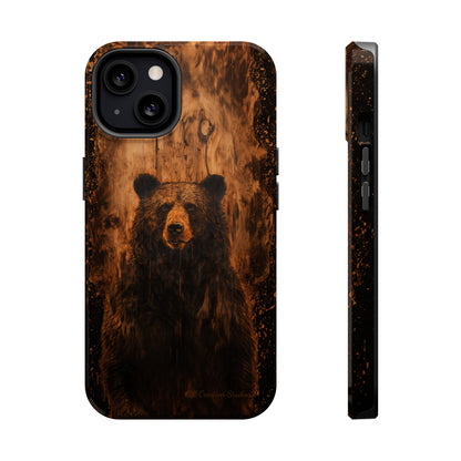 "Bear Wood Grain"-MagSafe Tough Cases