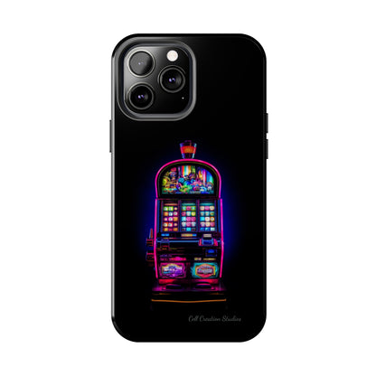 Introducing the "Vibrant Slot Frenzy" Cell Phone Case – Experience the Thrill of Colors and Luck -Tough Phone Cases