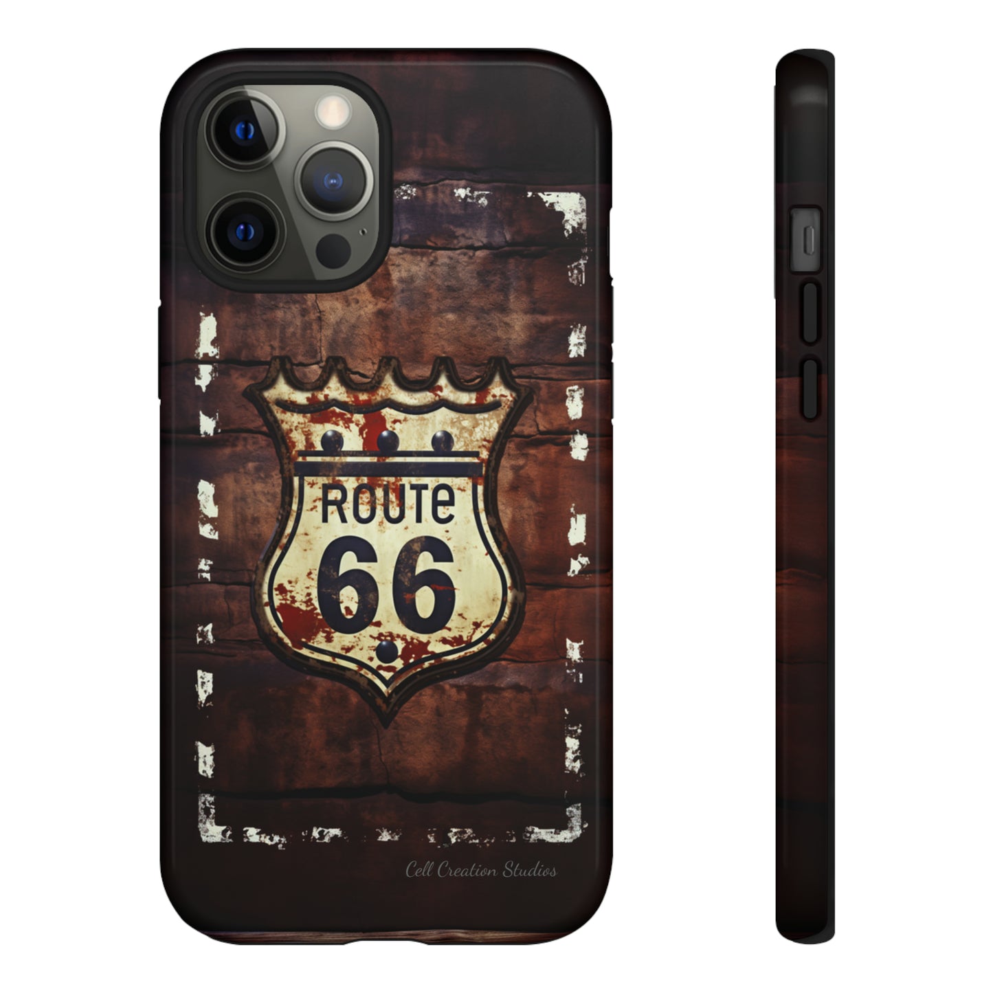 "Retro Route 66" Phone Case -Tough Cases