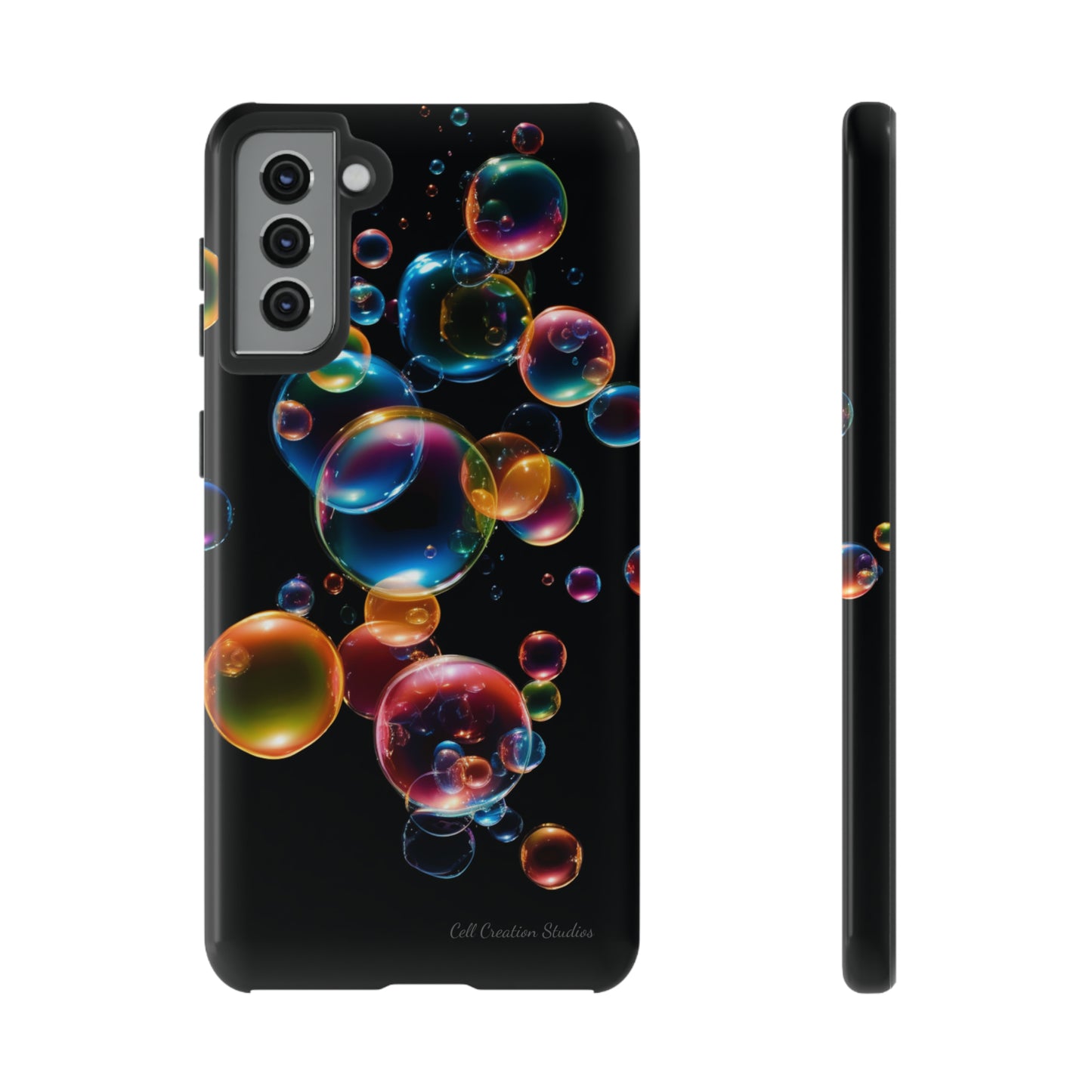 Elevate Your Phone's Aesthetic with our "BubbleBurst" Cell Phone Case -Tough Cases