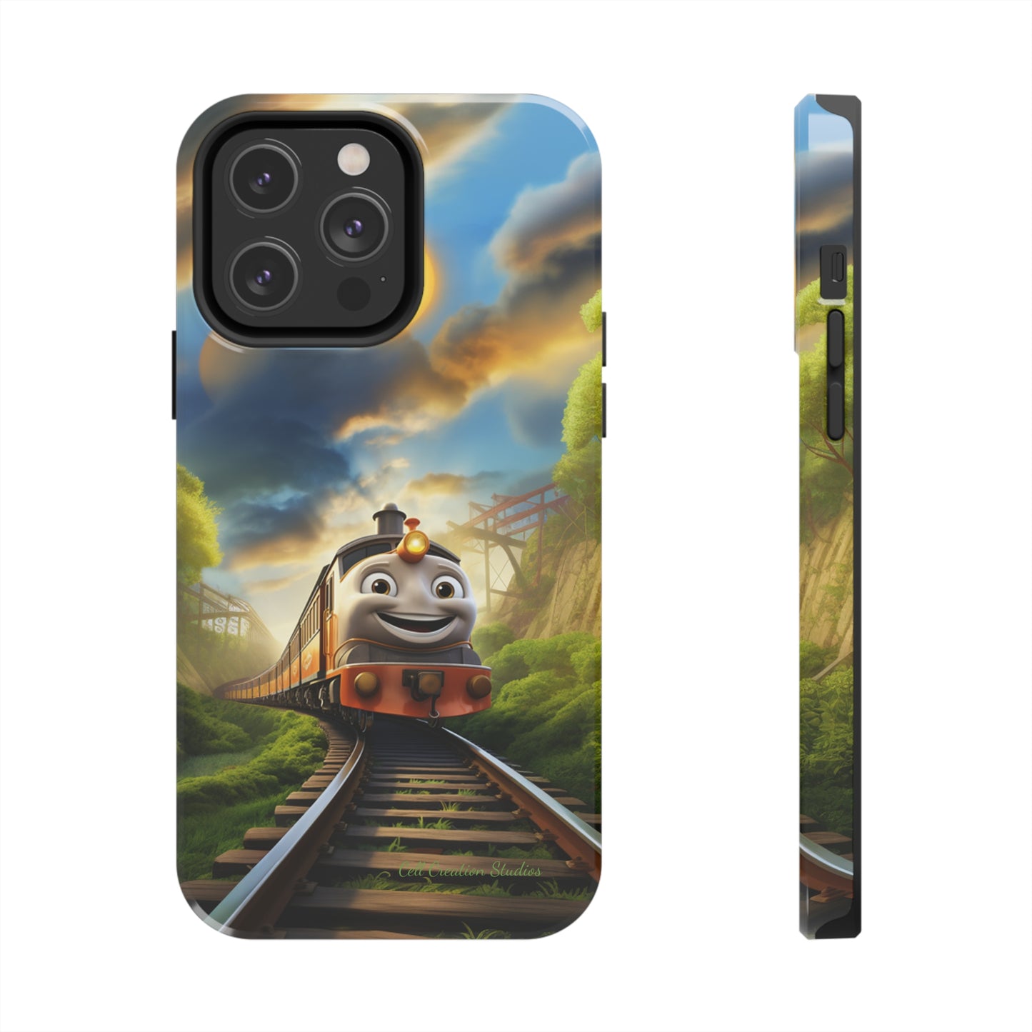 The "Smiling Express Train" Phone Case -Tough Phone Cases