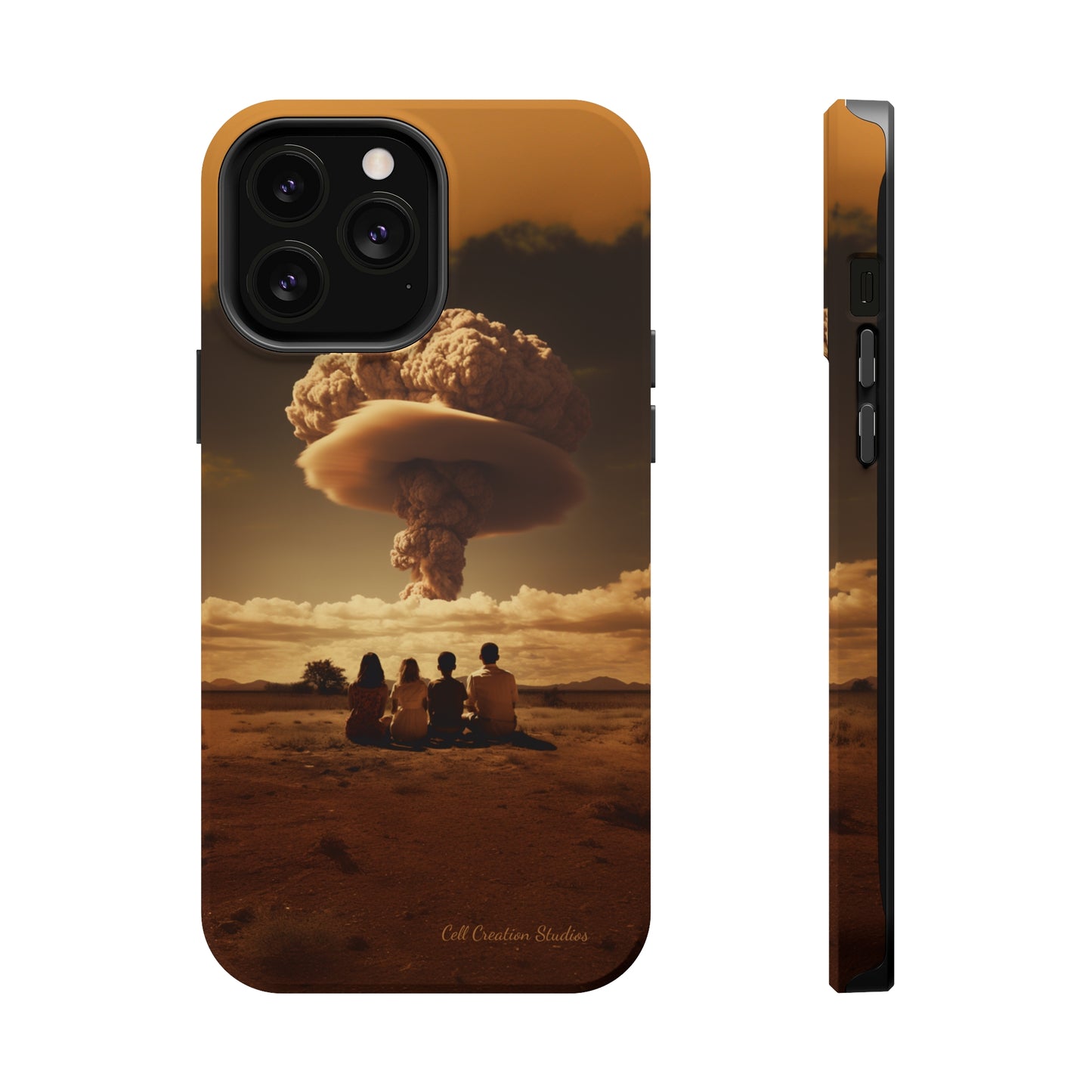 Introducing our "Skywatchers" Cell Phone Case - A Thought-Provoking Design -MagSafe Tough Cases