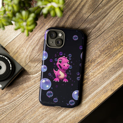 "Dino Glam" Glitter Dinosaur Phone Case -Tough Cases