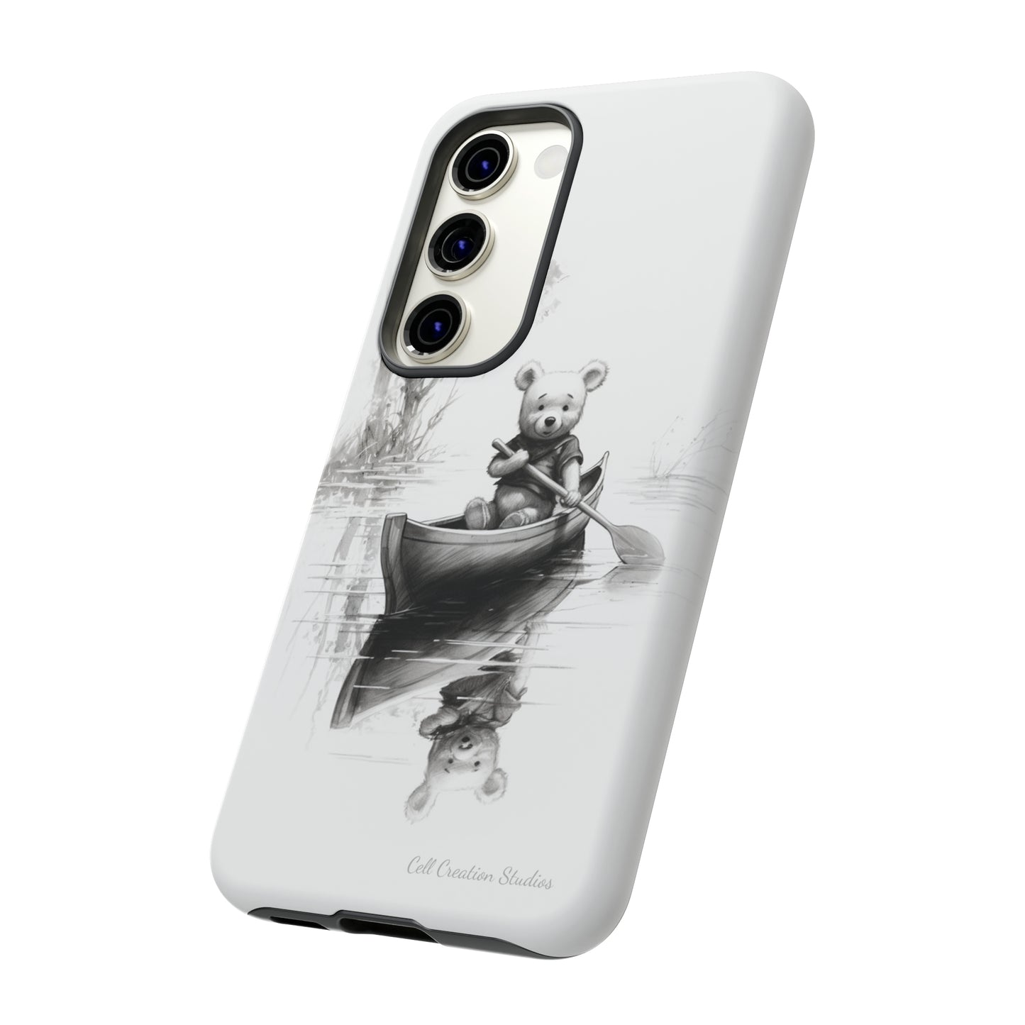 "Winnie-the-Pooh Rowing" Phone Case -Tough Cases