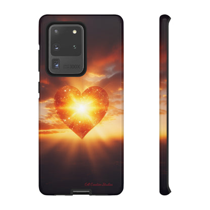 Introducing the "Sunlit Heart" Cell Phone Case – Embrace Love and Radiance -Tough Cases