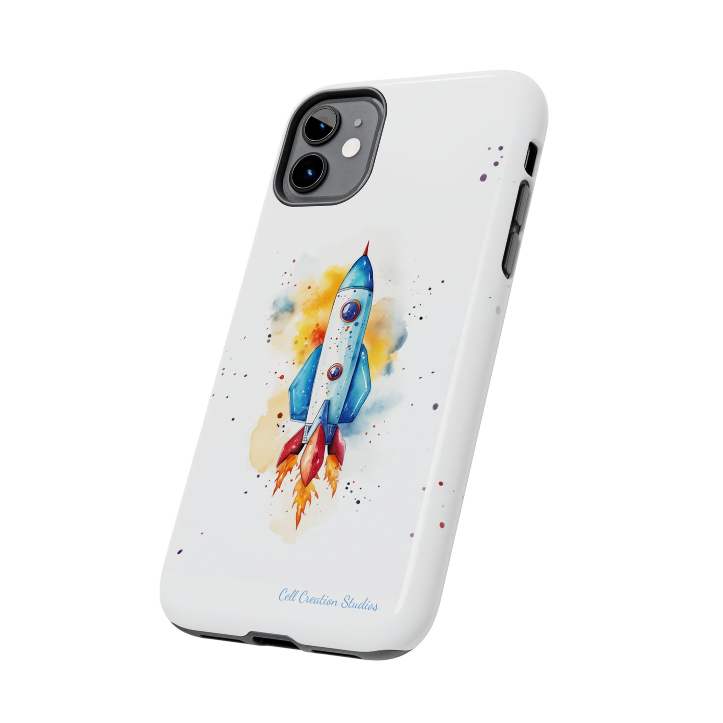 Introducing our "Cosmic Rocket" Cell Phone Case – Where Style Meets Adventure -Tough Phone Cases