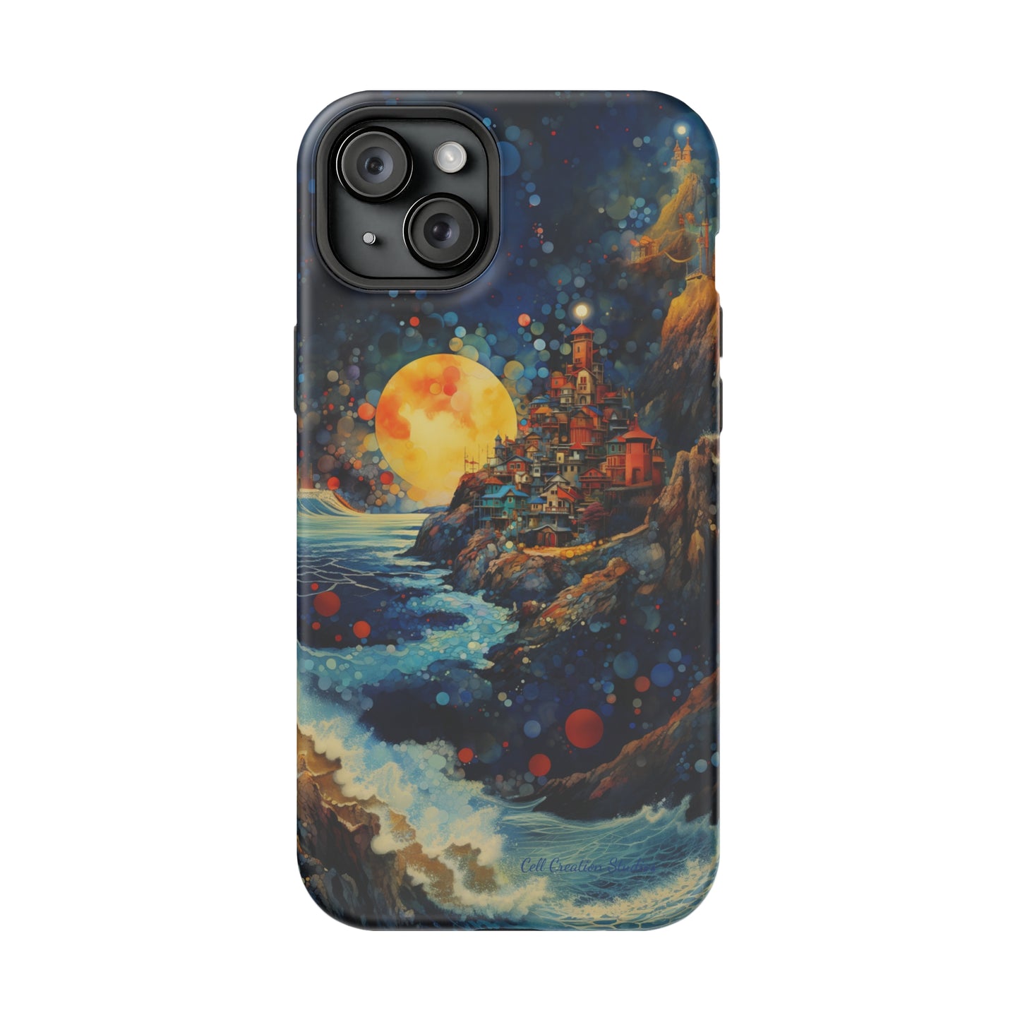 "Moonlit Coastal Vista" -MagSafe Tough iPhone Cases