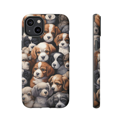 "Puppy Pile" Cuddles Phone Case -Tough Cases