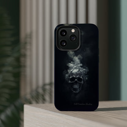 "Ethereal Skull Noir" -MagSafe Tough iPhone Cases