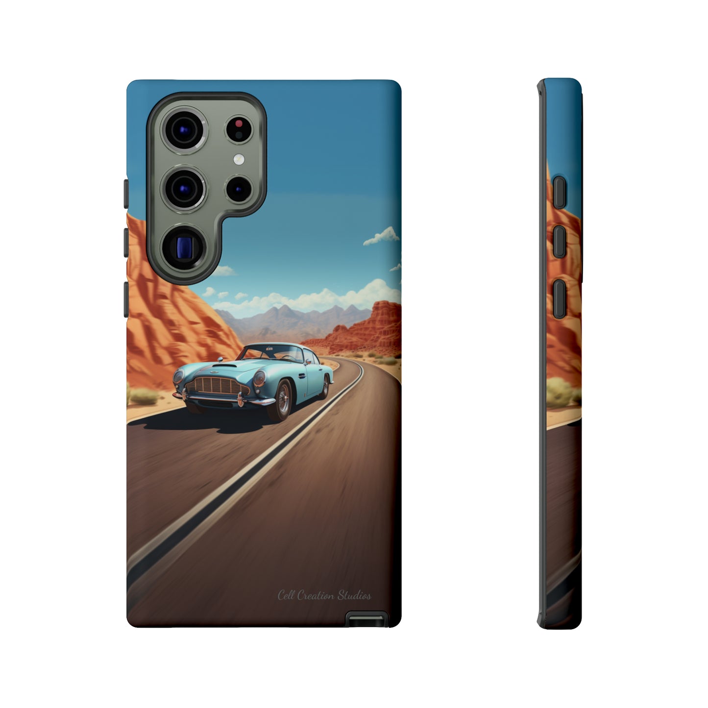 "Silver Racing Legend" -Tough Samsung Phone Cases