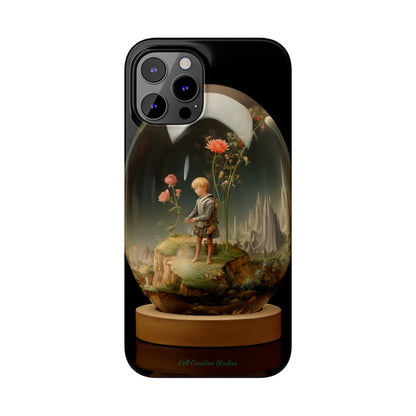 Introducing the "Miniature Gardener" Cell Phone Case – Embrace Your Imagination with a Captivating Glass-Encased Design -Slim Phone Cases