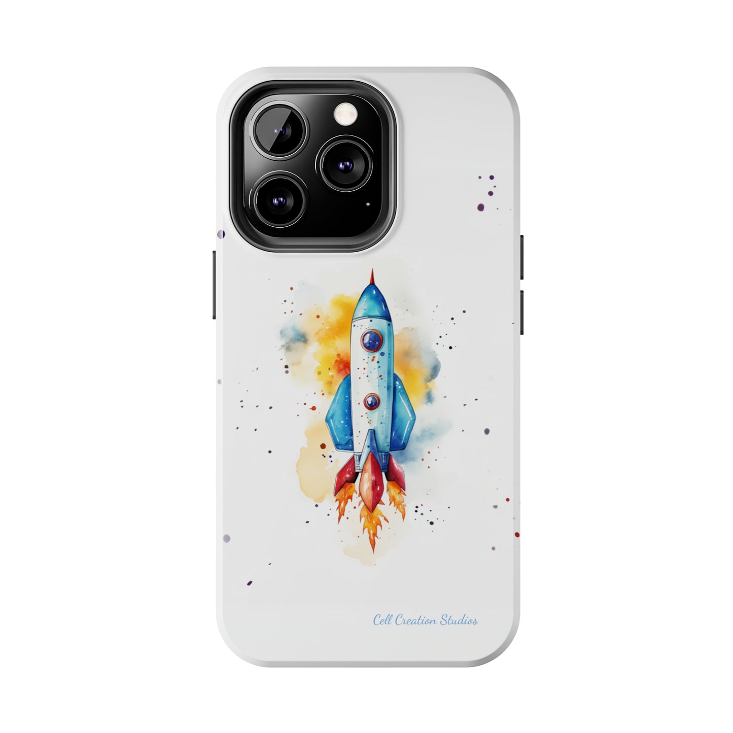 Introducing our "Cosmic Rocket" Cell Phone Case – Where Style Meets Adventure -Tough Phone Cases