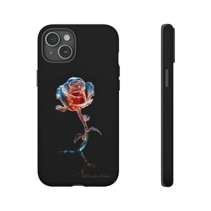 The "Glass Rose Elegance" Phone Case-Tough Cases