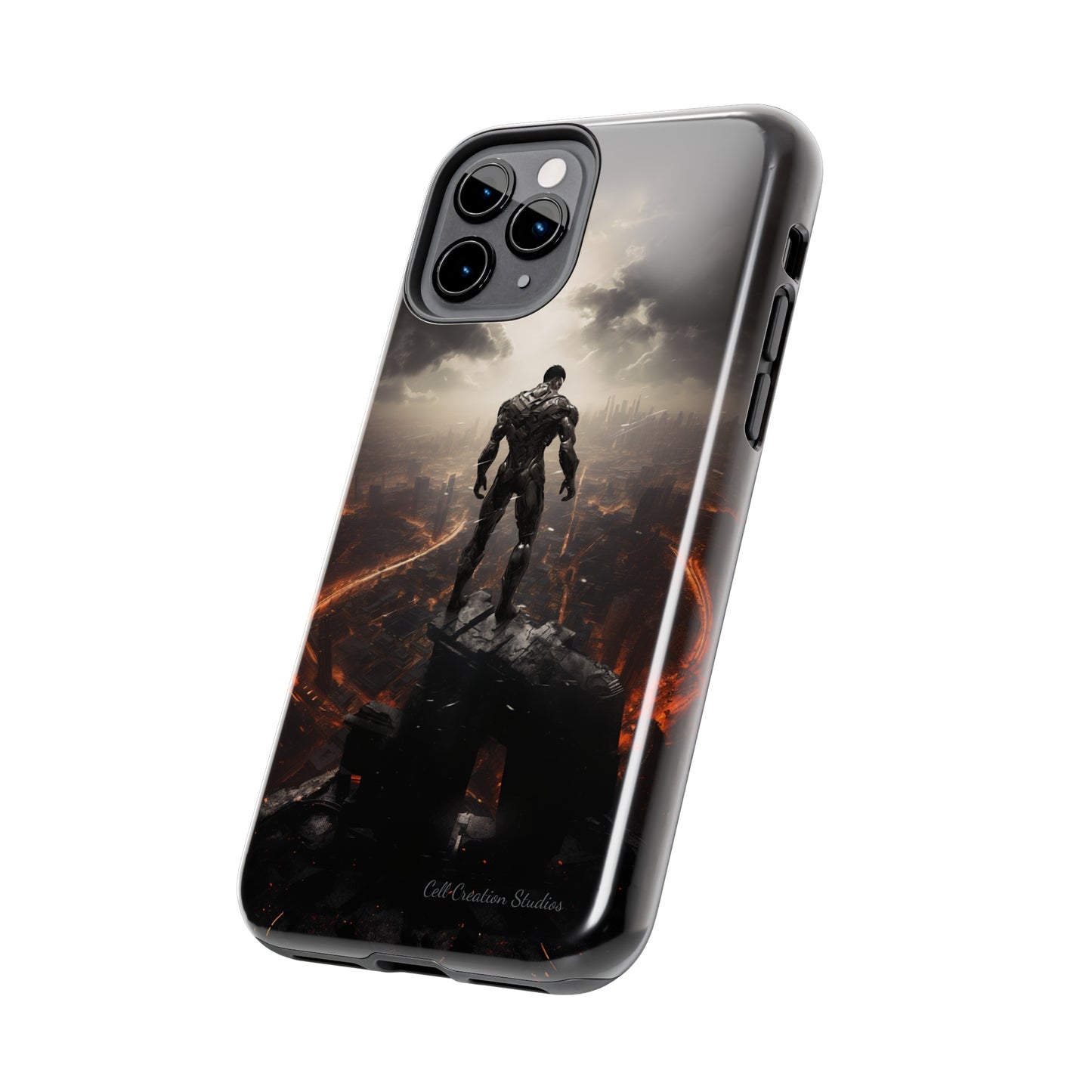 Introducing the "Cyber Guardian" Cell Phone Case – Embrace Futuristic Heroism -Tough Phone Cases