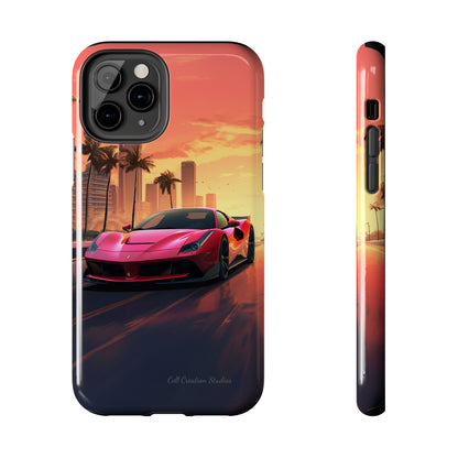 "Sunset Boulevard Ferrari Edition" -Tough iPhone Cases