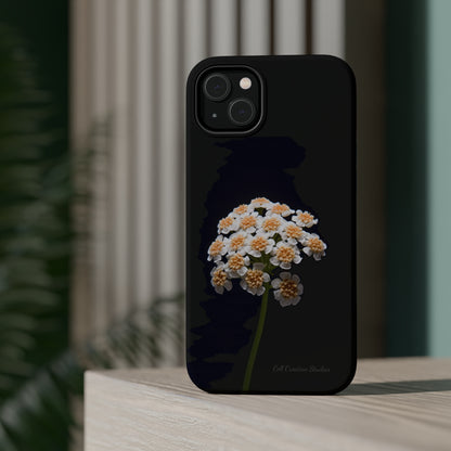 "Elegant Yarrow Bloom" Phone Case -MagSafe Tough Cases