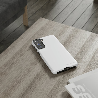 "Pure Elegance White" -Tough Samsung Phone Cases