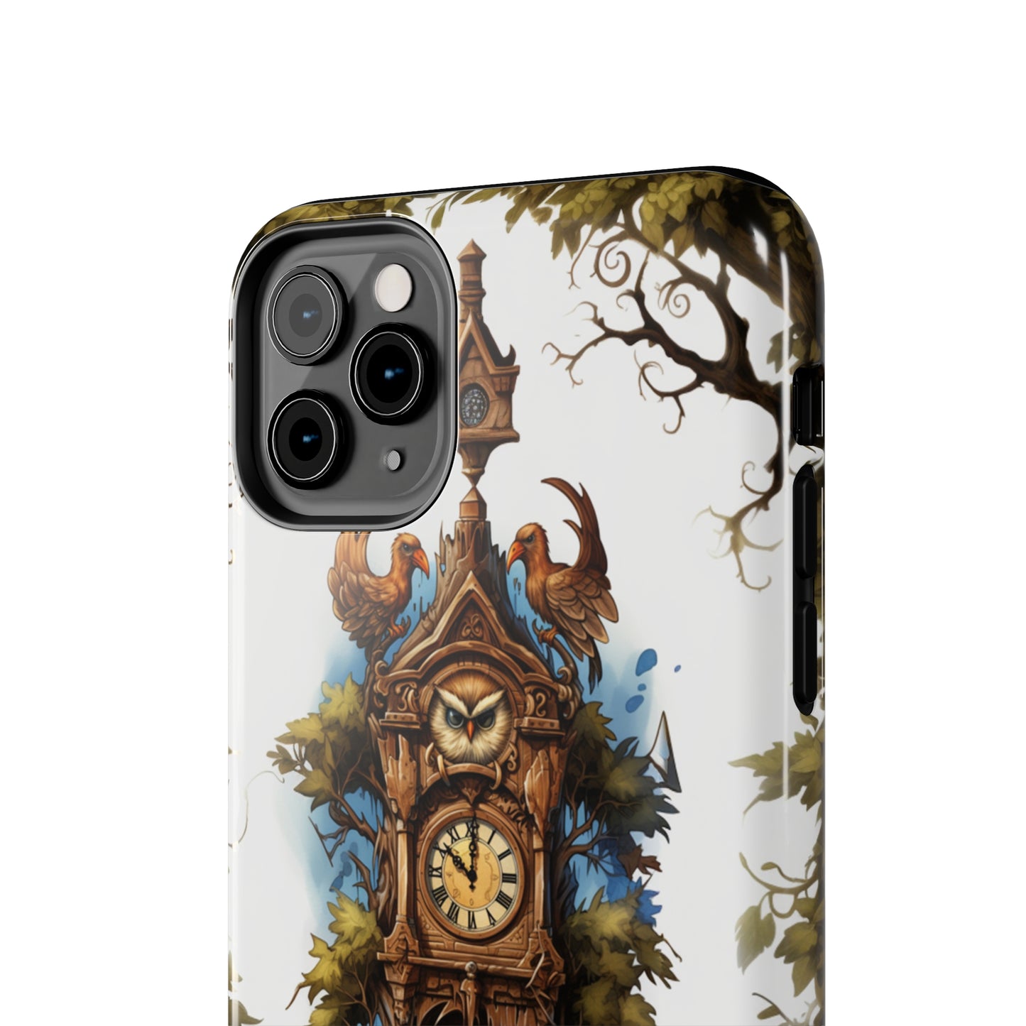 Introducing the "Timeless Charm Cuckoo Clock" Cell Phone Case – Embrace Vintage Elegance -Tough Phone Cases