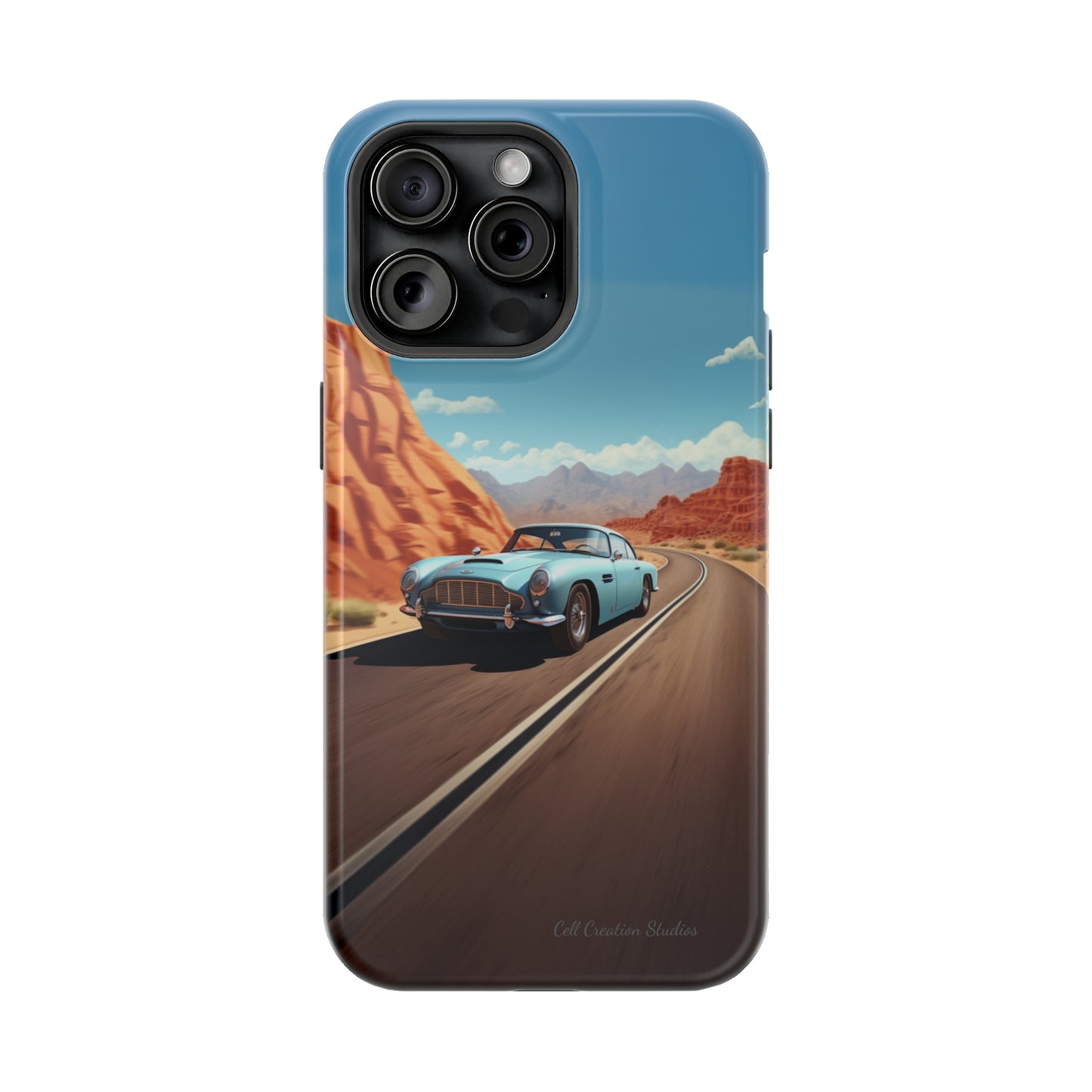 "Silver Racing Legend" -MagSafe Tough iPhone Cases