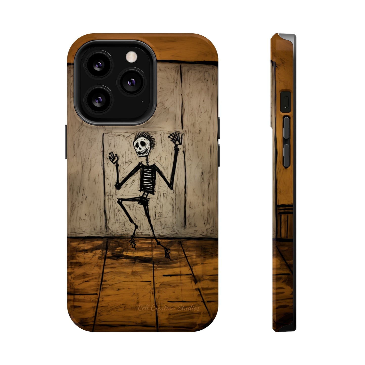 "Groovy Bones Skeleton" -MagSafe Tough iPhone Cases