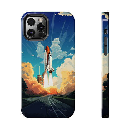 Introducing the "NASA Space Shuttle Launch" Cell Phone Case – Elevate Your Style to New Heights -Tough Phone Cases