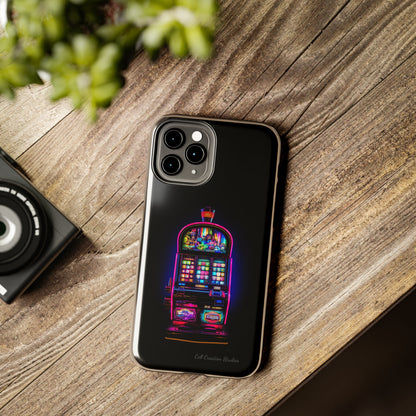 Introducing the "Vibrant Slot Frenzy" Cell Phone Case – Experience the Thrill of Colors and Luck -Tough Phone Cases