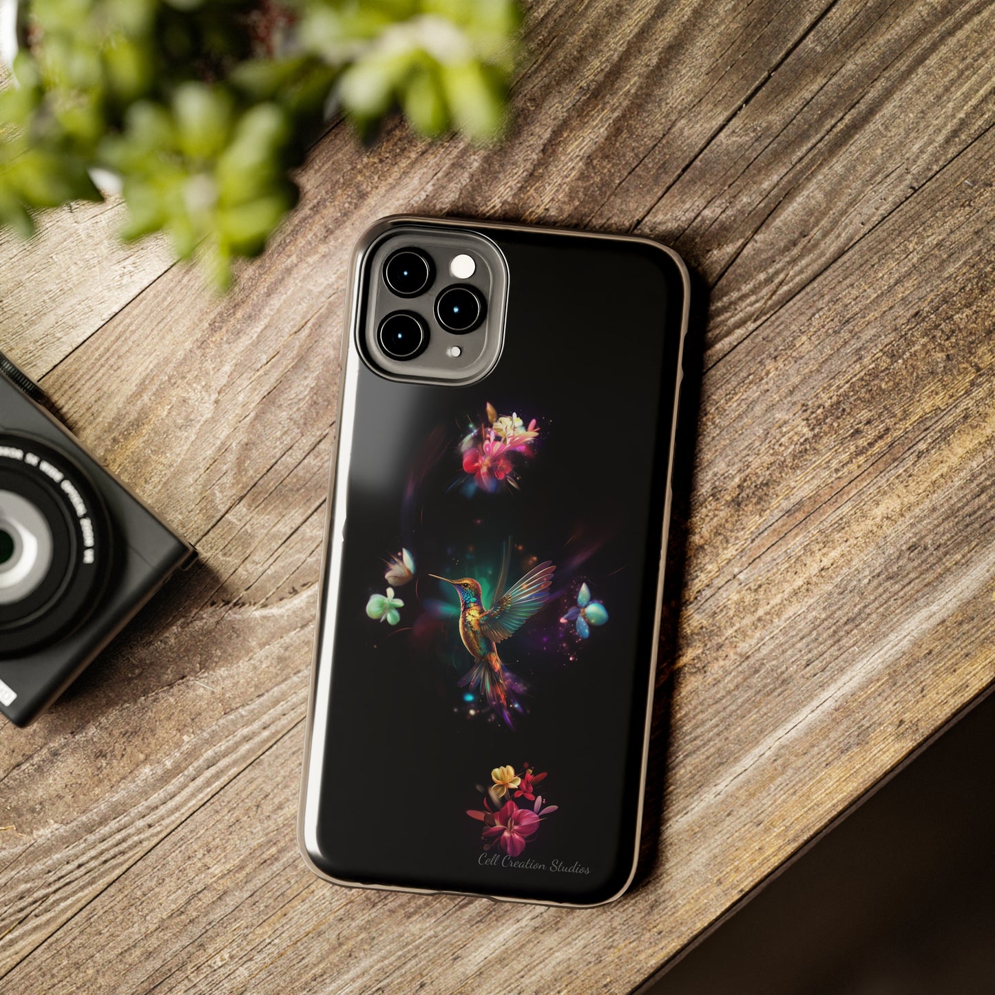 Introducing the "Floral Harmony Hummingbird" Cell Phone Case – Where Elegance Meets Nature -Tough Phone Cases