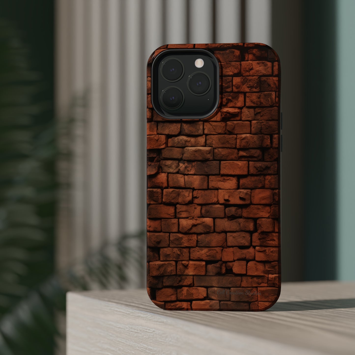 Introducing our "Urban Brick Wall" Cell Phone Case – the perfect blend of urban style and device protection -MagSafe Tough Cases