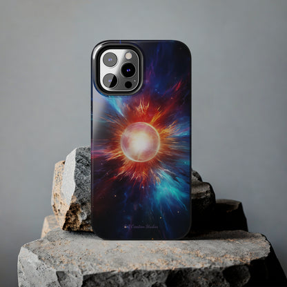 Introducing the "Stellar Cataclysm" Cell Phone Case – Capture the Cosmic Drama of a Neutron Star Explosion! -Tough Phone Cases