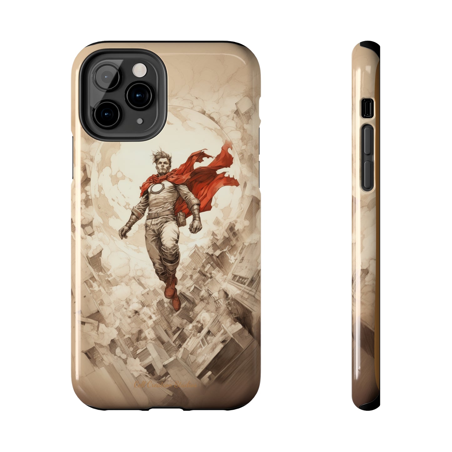 Introducing the "Heroic Guardian" Cell Phone Case – Unleash Your Inner Superhero with Captivating Design -Tough Phone Cases