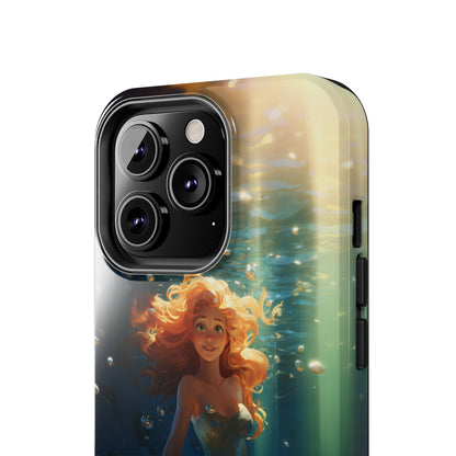 Dive into Enchantment with Our "Ariel Little Mermaid" Phone Case -Tough Phone Cases