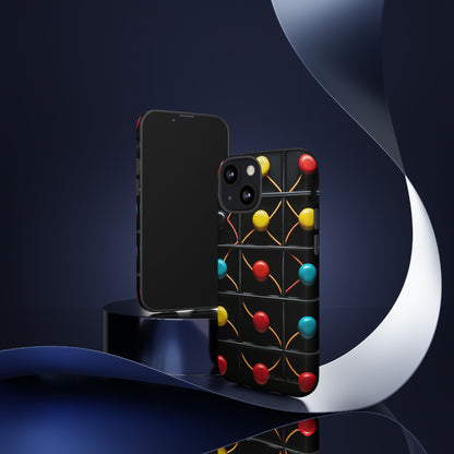 "Vibrant Spheres Fusion" -Tough Phone Cases