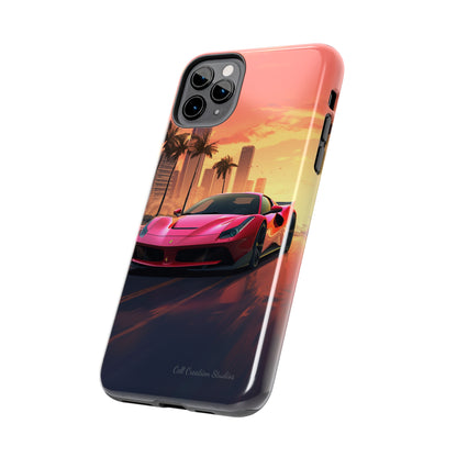 "Sunset Boulevard Ferrari Edition" -Tough iPhone Cases