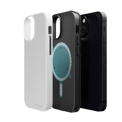 "Pure Elegance White" -MagSafe Tough iPhone Cases