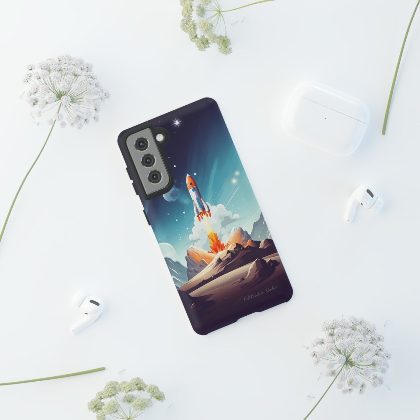 Introducing our "Galactic Odyssey" Cell Phone Case – Launch Your Device into Adventure -Tough Cases