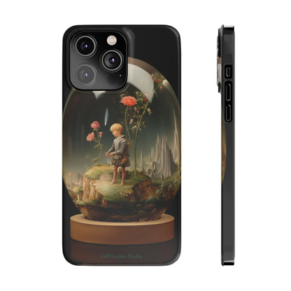 Introducing the "Miniature Gardener" Cell Phone Case – Embrace Your Imagination with a Captivating Glass-Encased Design -Slim Phone Cases