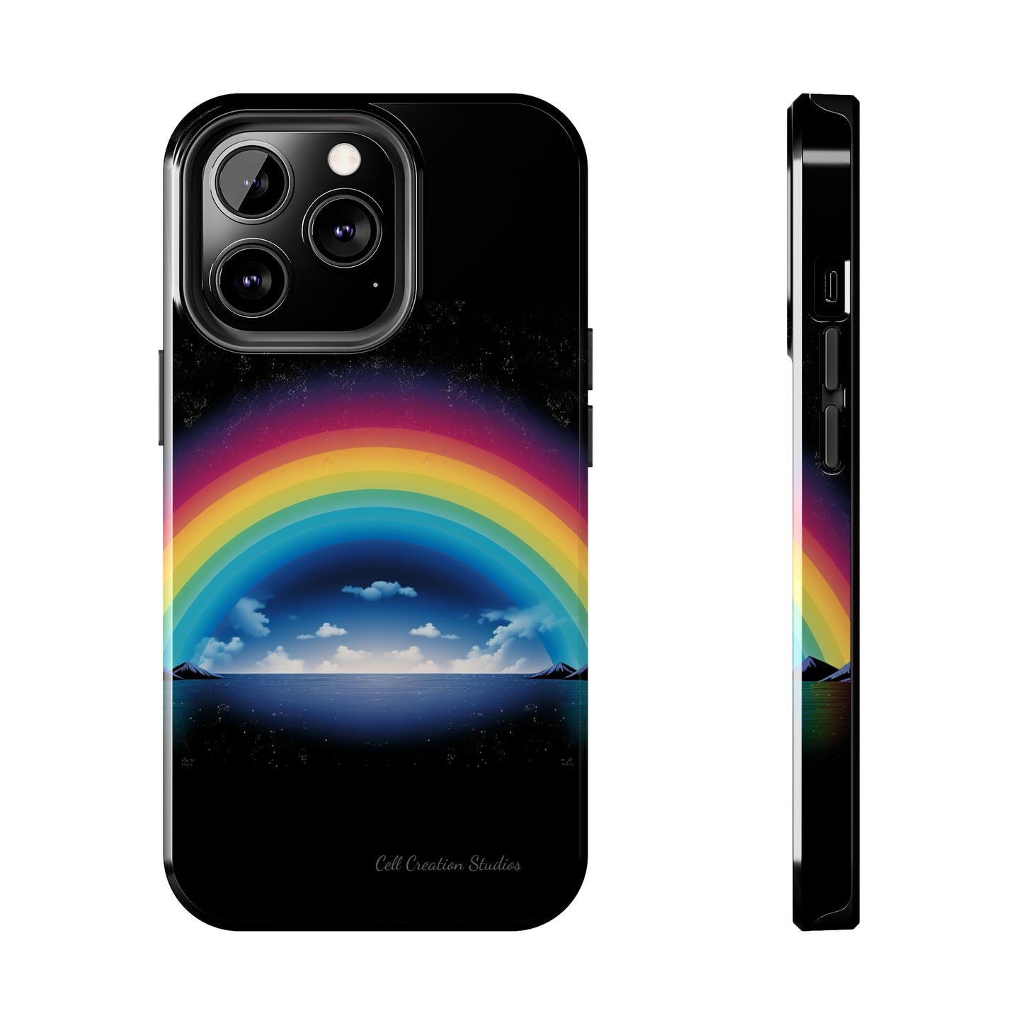 "Vibrant Skies: Rainbow Sunset" Cell Phone Case -Tough Phone Cases