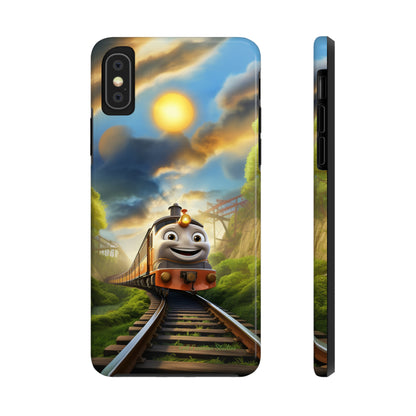 The "Smiling Express Train" Phone Case -Tough Phone Cases